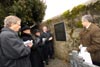 Установка памятной доски Остермана-Толстого на кладбище Пти-Саконне в Женеве